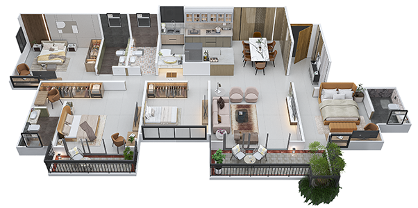 4BHK